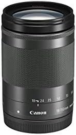 Canon EF-M 18-150mm f/3.5-6.3 IS STM Lens (Graphite) (Renewed)