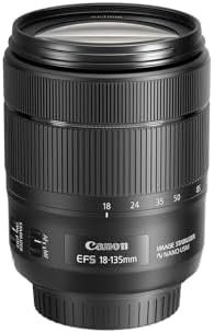 Canon EF-S 18-135mm f/3.5-5.6 Image Stabilization USM Lens (Black) (Renewed)