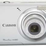 Canon PowerShot A480 10 MP Digital Camera with 3.3x Optical Zoom and 2.5-inch LCD (Silver) (Renewed)