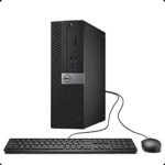 DELL OptiPlex 5050 Small Form Factor Desktop, Intel Core i5-6500, 8GB DDR4 RAM, 256GB SSD, Windows 10 Pro Black (Renewed)']