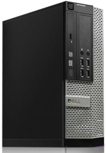 Dell Optiplex 9010 SFF Desktop Computer - Intel i7-3770 Upto 3.9GHz, AMD Radeon 1GB Graphics, 32GB RAM, 1TB SSD, DisplayPort, HDMI, DVI, DVD, Wi-Fi, Bluetooth, TDL - Windows 10 Pro (RENEWED)