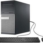 Dell Optiplex 9020 Mini Tower Desktop PC, Intel Core i7-4770-3.4 GHz, 32GB Ram, 1TB (1000GB) SSD Drive, WiFi, DVD-RW, Windows 10 Pro (Renewed)