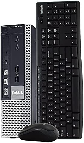 Dell Optiplex 9020 Ultra Small Desktop Computer PC (Intel Core i5-4570S, 8GB Ram, 256GB Solid State SSD, WiFi, Bluetooth, HDMI Win 10 Pro (Renewed)