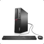 Lenovo THINKCENTRE M700 SFF Business Desktop Computer (Intel Dual-Core i3-6100 3.70GHz, 8GB DDR4, 500GB, WiFi, Bluetooth, Multiple Monitors Supported, Windows 10 Pro) (Reed) Black (Renewed)